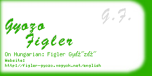 gyozo figler business card